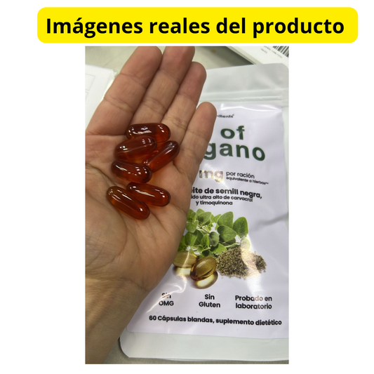 Aceite De Orégano 6000 Mg 60 capsulas